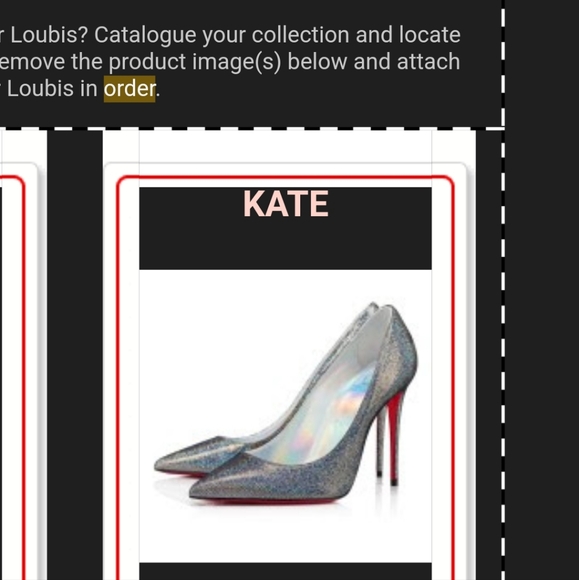 NEW Authentic size 40 CLB Kate pumps - Picture 1 of 8